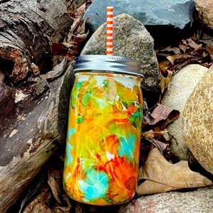Handmade Mason Jar Tumbler
